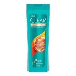Shampoo Anticaspa Clear Detox Antipoluição 200mL