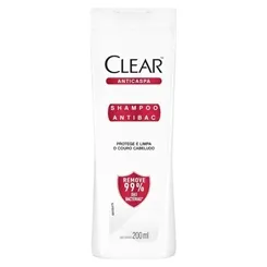 Shampoo Anticaspa Clear Detox Pró-crescimento 2 em 1 200mL
