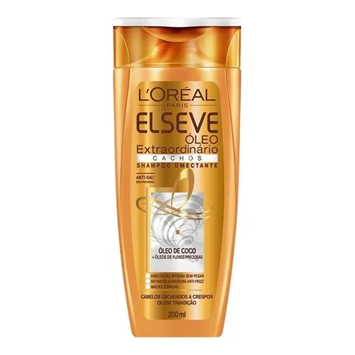 Shampoo Elseve Óleo Extraordinário Cachos 200mL