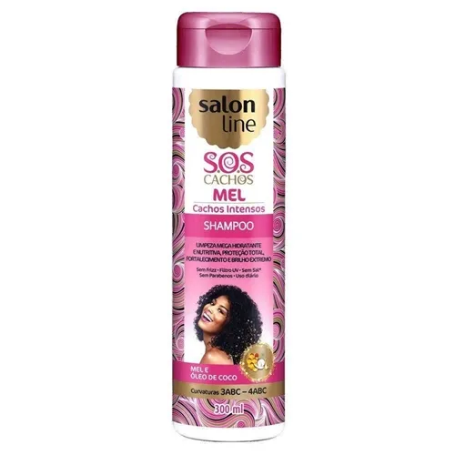 Shampoo Salon Line S.O.S Cachos Mel 300mL