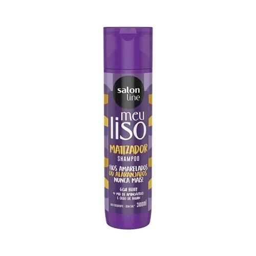 Shampoo Matizador Salon Line Meu Liso #LoiroMatizado 300mL