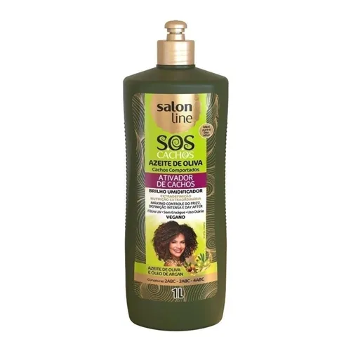 Ativador de Cachos Salon Line S.O.S Cachos Azeite de Oliva 1L