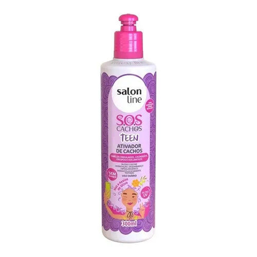Ativador de Cachos Salon Line Sos Cachos Teen 300mL