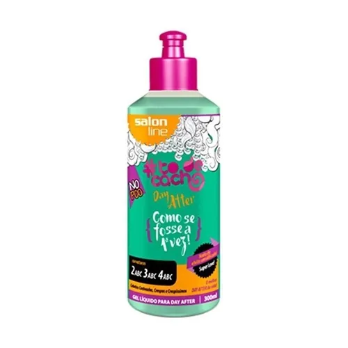 Gel Líquido para Day After Tô de Cacho Como se Fosse a 1ª Vez Salon Line 320ml