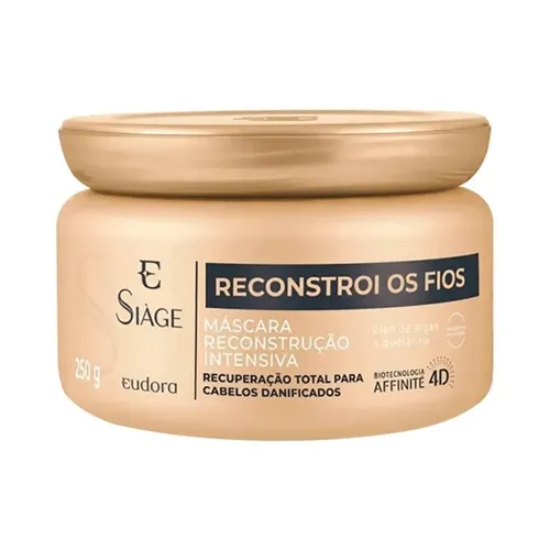 Máscara Capilar Eudora Siàge Reconstrói Os Fios 250g