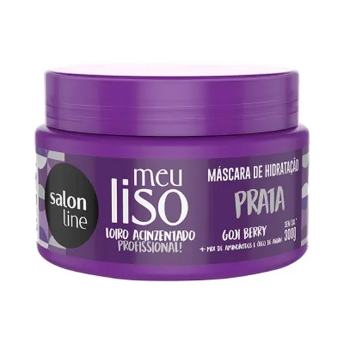 Máscara Salon Line Meu Liso #LoiroPrateado 300g