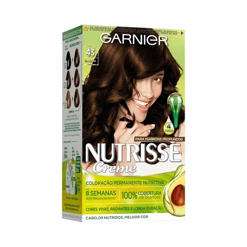 Tintura Garnier Nutrisse Creme nº 43 capuccino