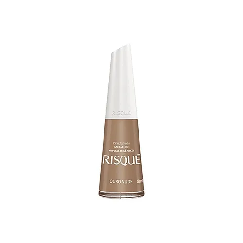 Esmalte Risqué Metálico nude ouro