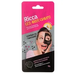 Máscara Facial Ricca 1,2,3 Adeus Cravos! 1 Unidade