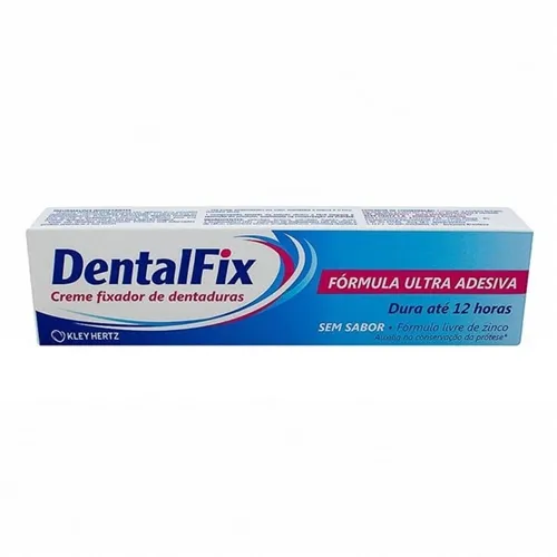 DentalFix Creme Fixador de Dentadura Sem sabor, 20g
