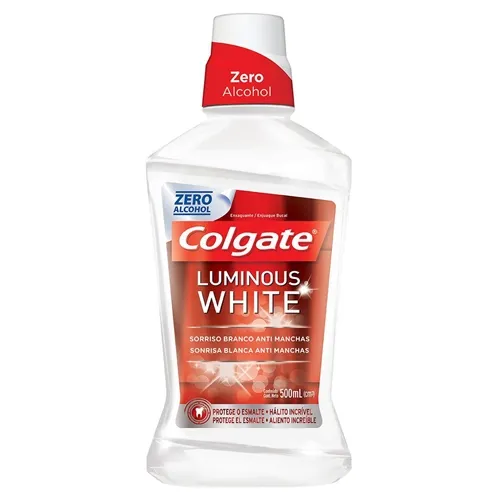 Enxaguante Bucal Colgate Luminous White XD Shine 500mL