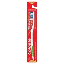 Escova de Dente Colgate Classic média, azul, 1 unidade