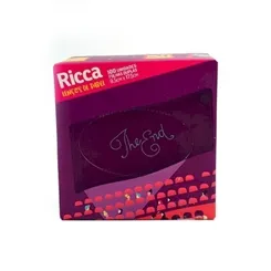 Lenços de Papel Ricca folhas duplas, 100 unidades