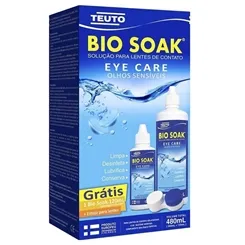 Solução para Lentes de Contato Bio Soak 360mL + Grátis 120mL