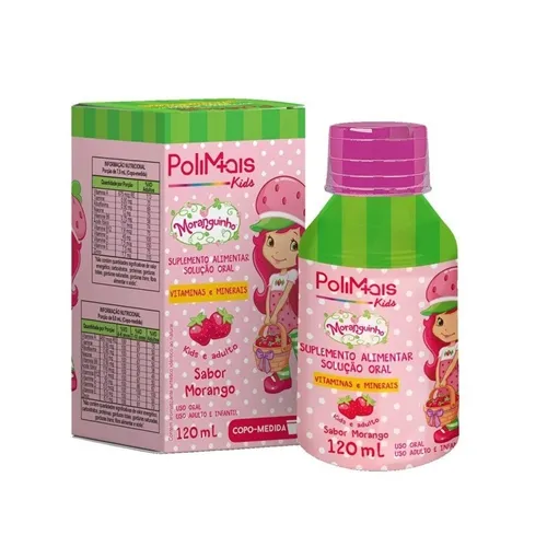 POLIMAIS KIDS 1+ SUS OR MO MO 120ML x 1 - BIOTROPIC