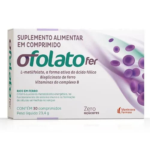 Ofolato Fer caixa com 30 comprimidos
