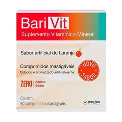 Suplemento Barivit Laranja, 60 Comprimidos Mastigáveis