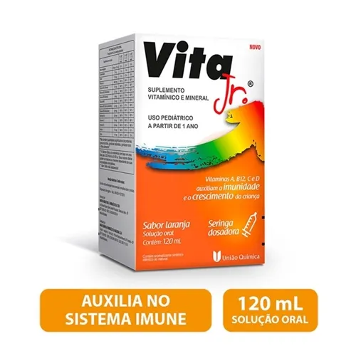 Vita Jr Frasco com 120mL de solução de uso oral + copo dosador