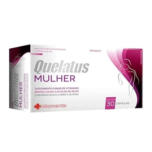 Quelatus Mulher Caixa com 30 cápsulas