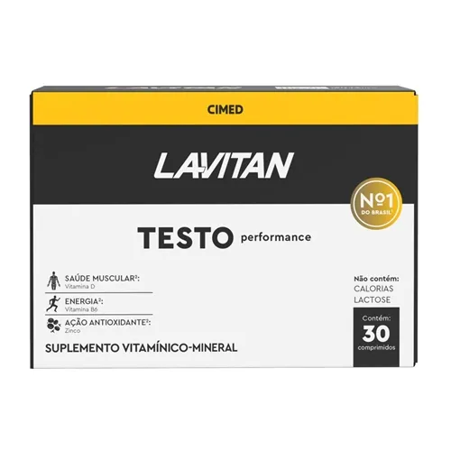 Lavitan Testo Performance Cimed 30 Comprimidos