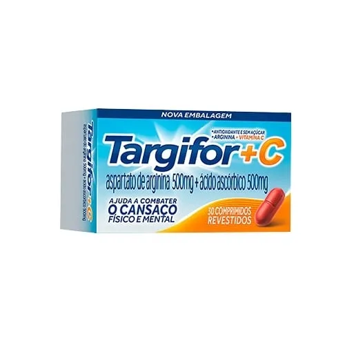 Targifor C 500mg + 500mg, caixa com 30 comprimidos revestidos