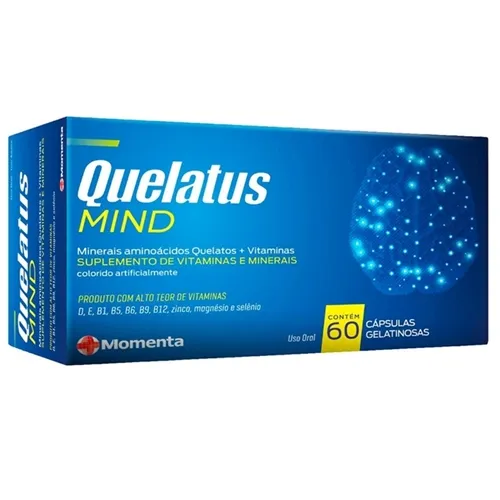 Quelatus Mind Caixa com 60 cápsulas