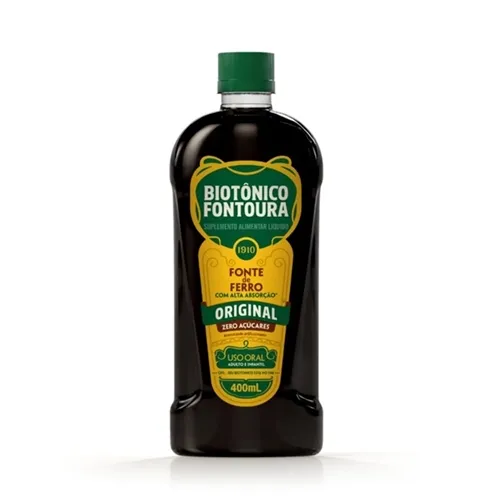 Biotônico Fontoura N 0,833mg + 4,666mg, frasco com 400mL de solução de uso oral