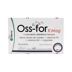 Oss-For K Mag caixa com 60 comprimidos revestidos